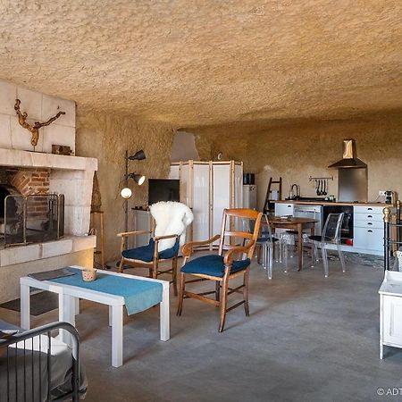 La Cavee Du Coteau, Petit Cocon Troglodytique Villa Vouvray Eksteriør billede