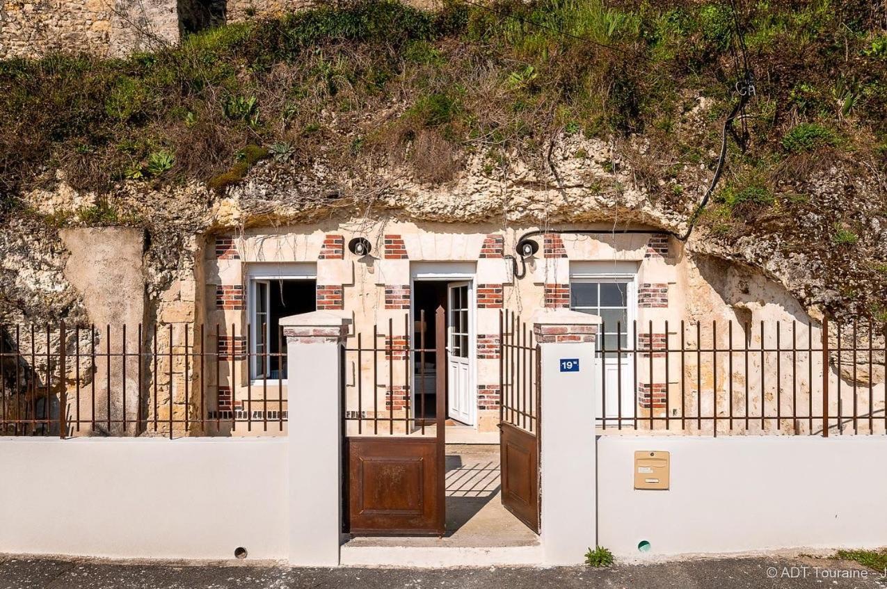 La Cavee Du Coteau, Petit Cocon Troglodytique Villa Vouvray Eksteriør billede